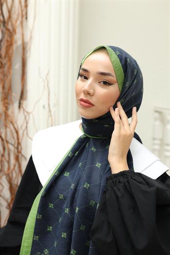 Silk Home Olinda Şal - 49003 - Lacivert Yeşil