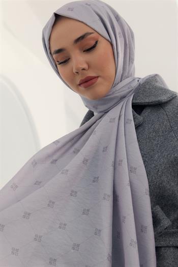 Silk Home Olinda Şal - 49003 - Lila Gümüş