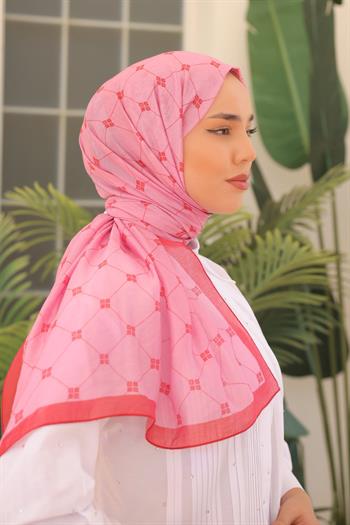 Silk Home Olinda Şal - 49003 - Pembe Kırmızı