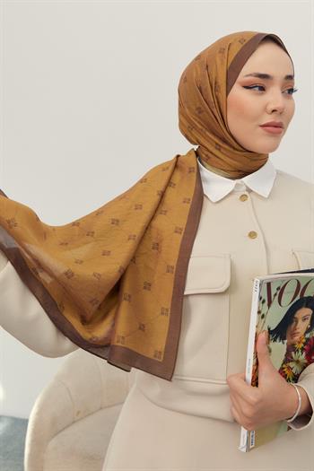 Silk Home Olinda Şal - 49003 - Safran Kahve
