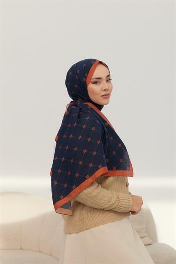 Silk Home Olinda Şal - 49003 - Siyah Kiremit