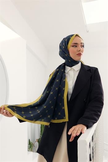 Silk Home Olinda Şal - 49003 - Siyah Sarı