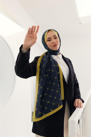 Silk Home Olinda Şal - 49003 - Siyah Sarı