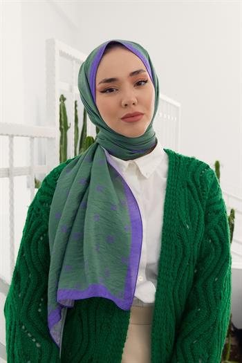 Silk Home Olinda Şal - 49003 - Zümrüt Mor