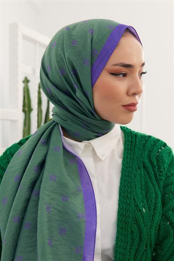 Silk Home Olinda Şal - 49003 - Zümrüt Mor