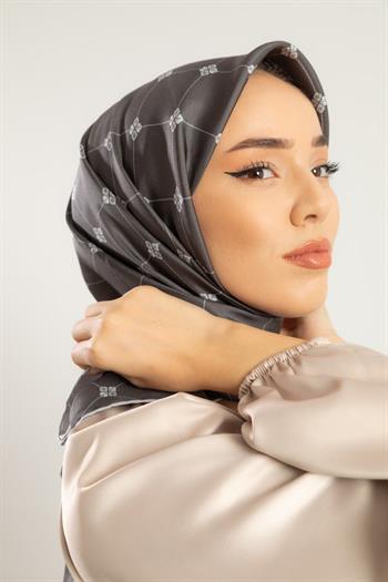 Silk Home Twill İpek Eşarp - 11392-06 Antrasit