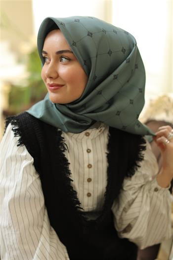 Silk Home Twill İpek Eşarp - 11392-08 Çağla