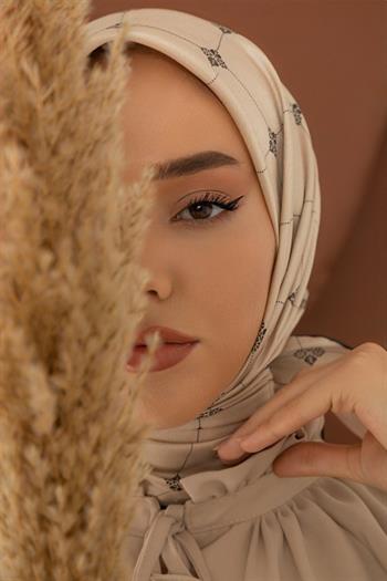 Silk Home Twill İpek Eşarp - 11392-30 Taş Haki