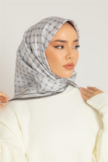Silk Home Twill İpek Eşarp - 11393-01 Açık Taş