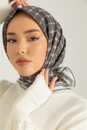 Silk Home Twill İpek Eşarp - 11393-06 Antrasit