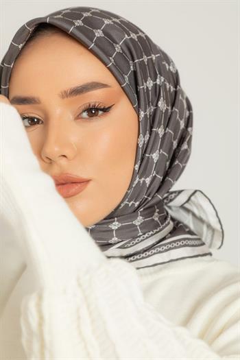 Silk Home Twill İpek Eşarp - 11393-06 Antrasit