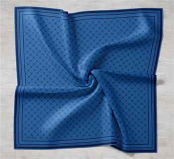 Silk Home Twill İpek Eşarp - 11393-08 İndigo Lacivert