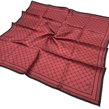 Silk Home Twill İpek Eşarp - 11393-11 Bordo Siyah