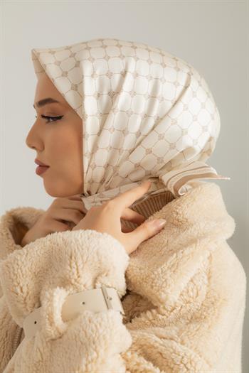 Silk Home Twill İpek Eşarp - 11393 Bej