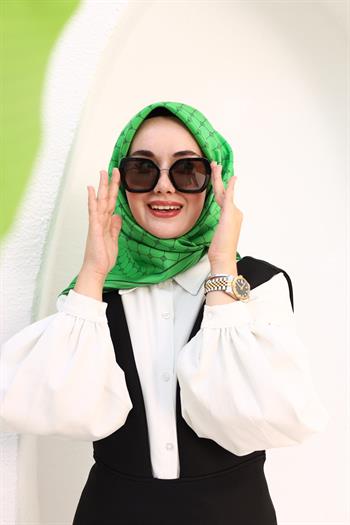 Silk Home Twill İpek Eşarp - 11393-36 Benetton