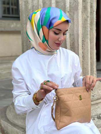 Silk Home Twill İpek Eşarp - 11408-32 Bebe Mavisi