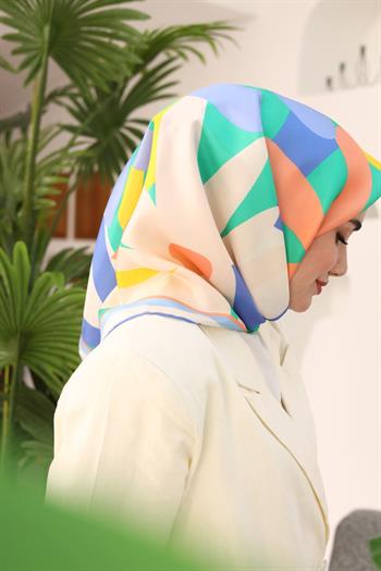 Silk Home Twill İpek Eşarp - 11408-32 Bebe Mavisi