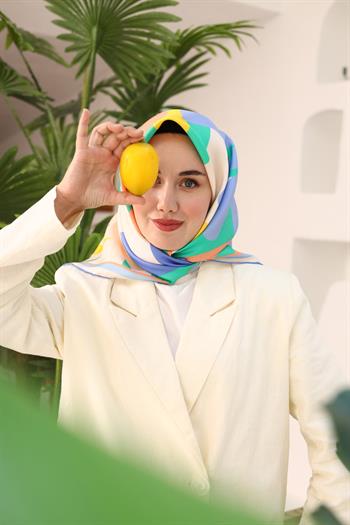 Silk Home Twill İpek Eşarp - 11408-32 Bebe Mavisi