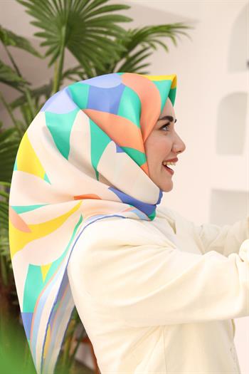 Silk Home Twill İpek Eşarp - 11408-32 Bebe Mavisi