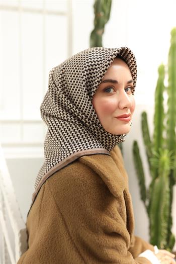 Silk Home Twill İpek Eşarp - 11409-30 Vizon Bej