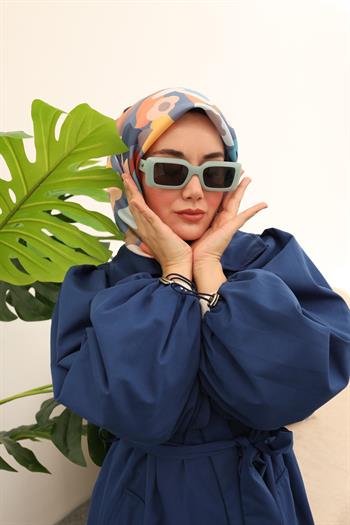 Silk Home Twill İpek Eşarp - 11410-38 İndigo