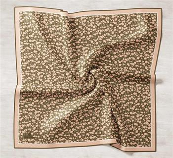 Silk Home Twill İpek Eşarp - 11412-24 Haki Pudra