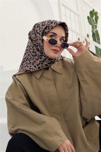 Silk Home Twill İpek Eşarp - 11412-27 Vizon Siyah