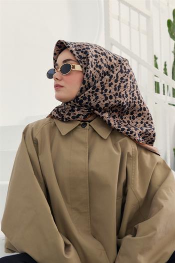 Silk Home Twill İpek Eşarp - 11412-27 Vizon Siyah