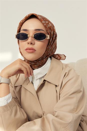 Silk Home Twill İpek Eşarp - 11412-32 Bakır Vizon