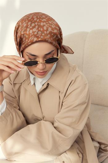 Silk Home Twill İpek Eşarp - 11412-32 Bakır Vizon