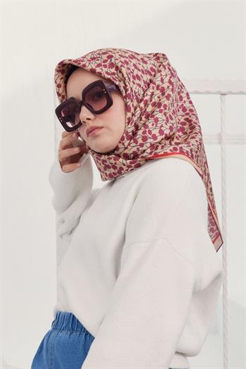 Silk Home Twill İpek Eşarp - 11412-40 Camel