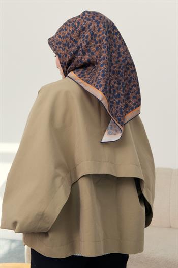 Silk Home Twill İpek Eşarp - 11412-42 Acı Kahve