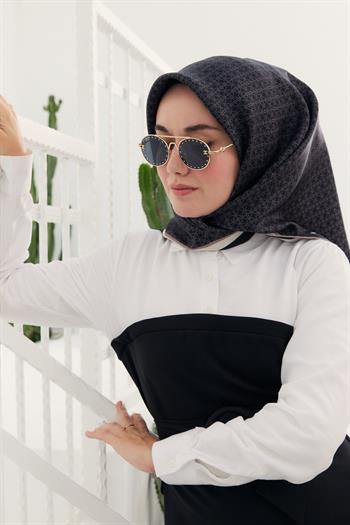 Silk Home Twill İpek Eşarp - 11414-01 Siyah