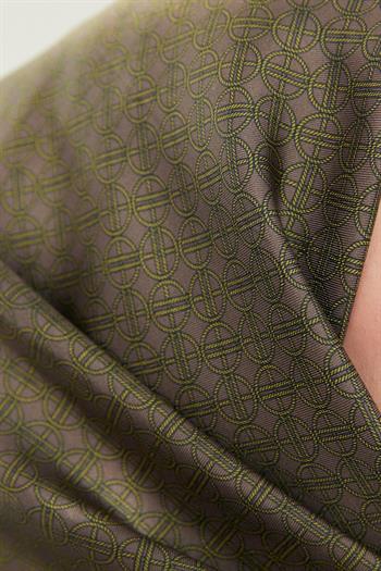 Silk Home Twill İpek Eşarp - 11414-05 Yağ Yeşili