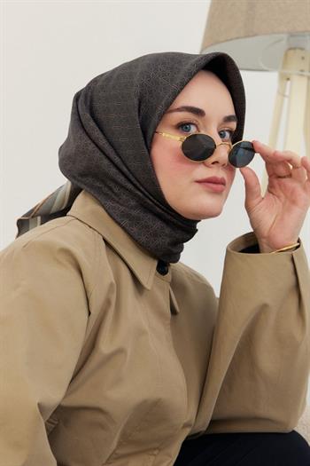 Silk Home Twill İpek Eşarp - 11414-08 Haki