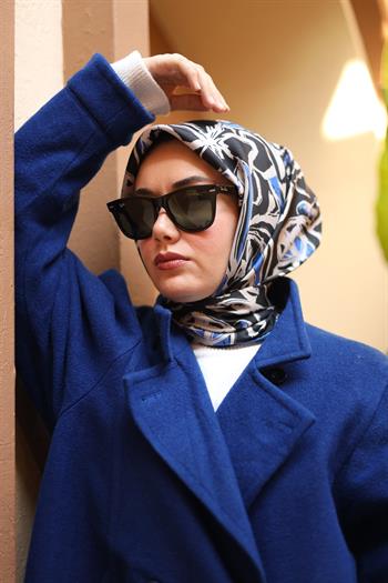 Silk Home Twill İpek Eşarp - 11419-03 - Siyah Saks