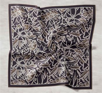 Silk Home Twill İpek Eşarp - 11419-11 Lacivert Yeşil