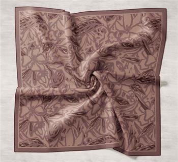 Silk Home Twill İpek Eşarp - 11419-25 Gül Kurusu