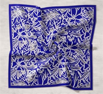 Silk Home Twill İpek Eşarp - 11419-41 Saks Mavi Gri