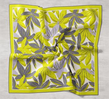 Silk Home Twill İpek Eşarp - 11439-02 Limon
