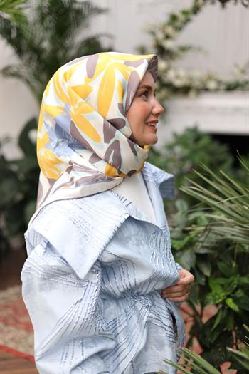 Silk Home Twill İpek Eşarp - 11439-31 Krem