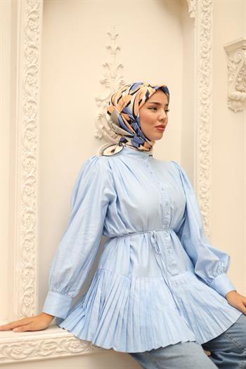 Silk Home Twill İpek Eşarp - 11439-34 Lacivert