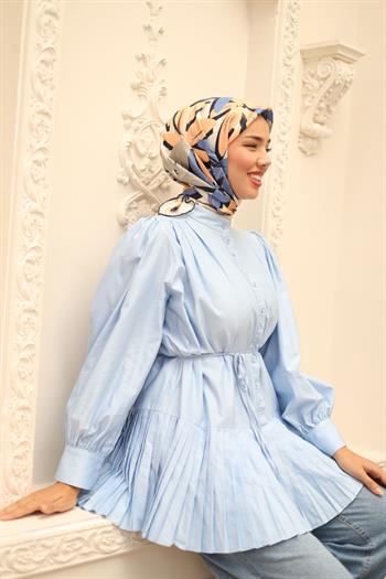 Silk Home Twill İpek Eşarp - 11439-34 Lacivert