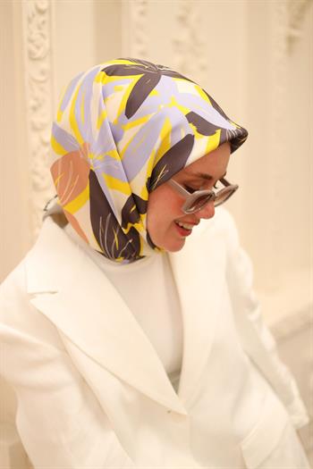 Silk Home Twill İpek Eşarp - 11439-51 Sarı