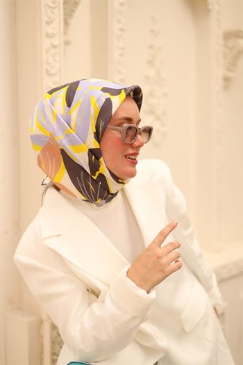 Silk Home Twill İpek Eşarp - 11439-51 Sarı