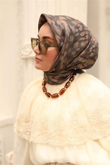 Silk Home Twill İpek Eşarp - 11451-14 Antrasit