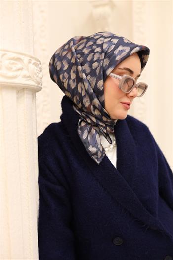 Silk Home Twill İpek Eşarp - 11451-48 Lacivert Vizon 