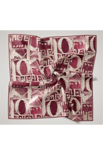 Silk Home Twill İpek Eşarp - 11462-32 Mürdüm Bej