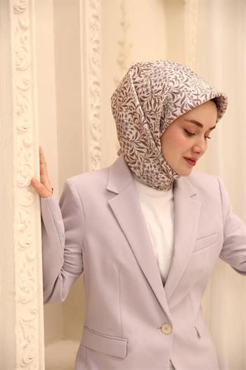Silk Home Twill İpek Eşarp - 11464-18 Vizon Leylak