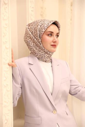 Silk Home Twill İpek Eşarp - 11464-18 Vizon Leylak